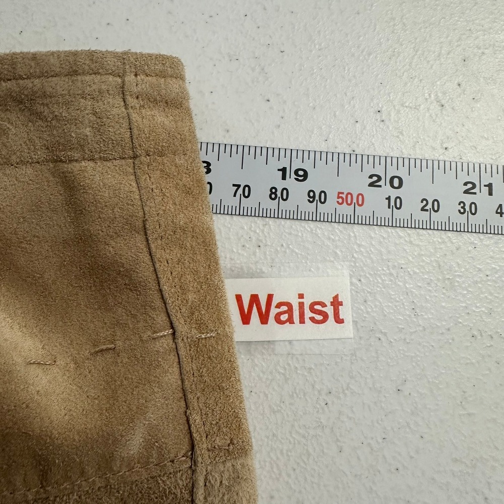 Chicos Women Old Money Suede Skirt Size 3 US XL Western Minimalist Prairie Ranch - Picture 5 of 7